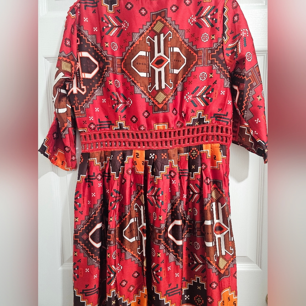 ✨ Vicky And Lucas Stunning Boho Maxi Dress | NWOT ✨ - Picture 11 of 12